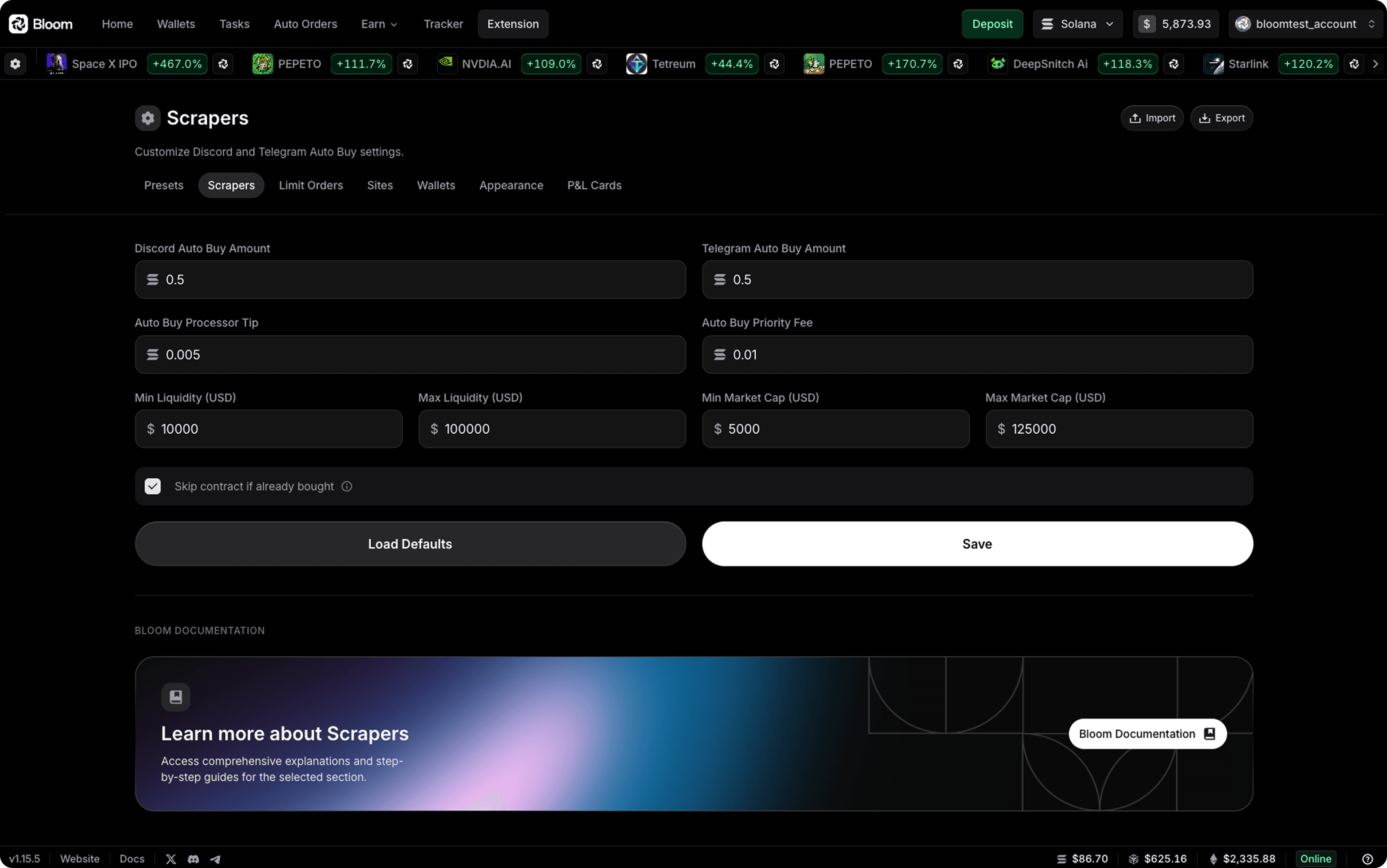 Discord & Telegram scraper